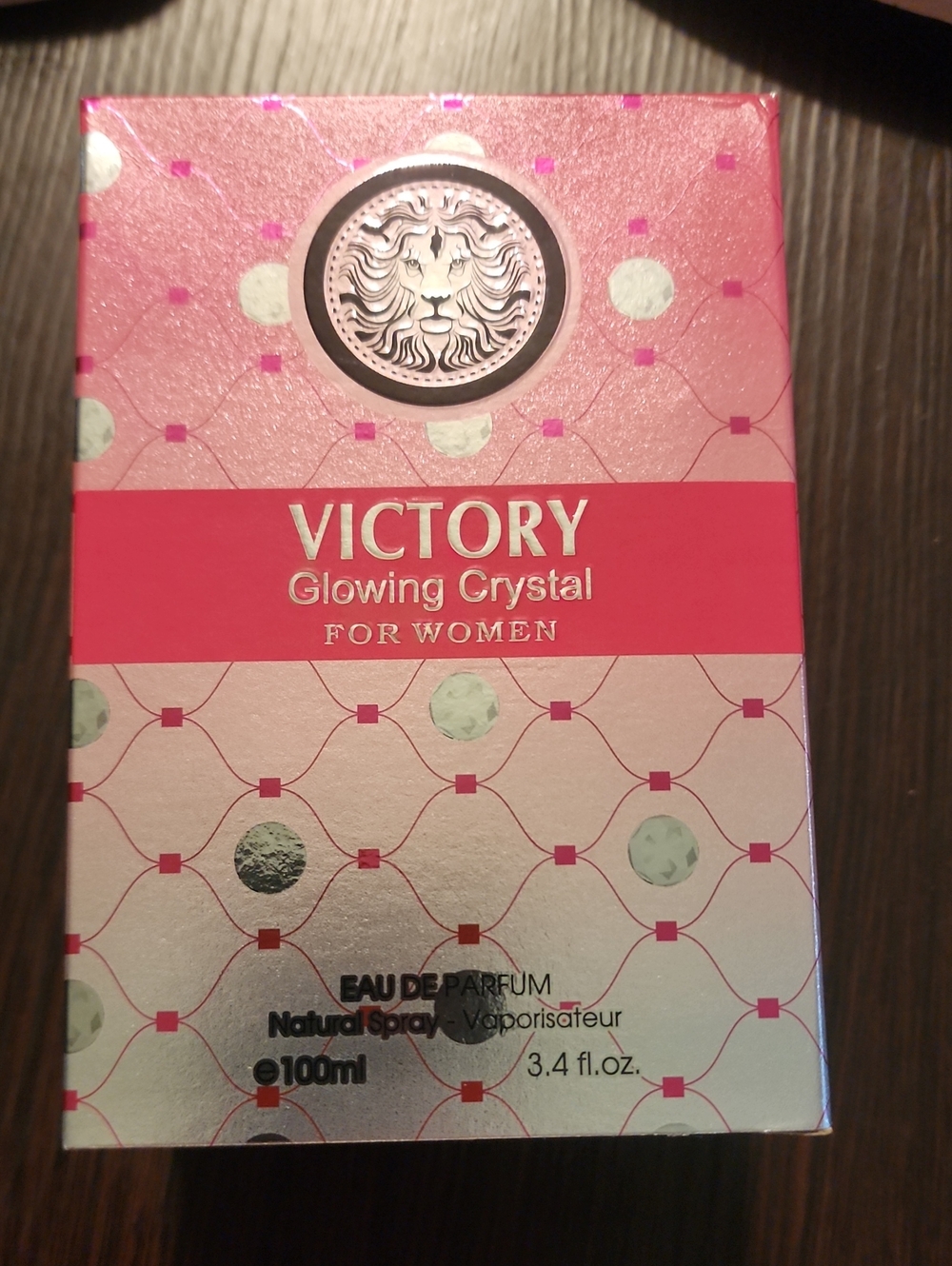 VICTORY Glowing Crystal For Women Eau de Parfum - Pink & Metallic